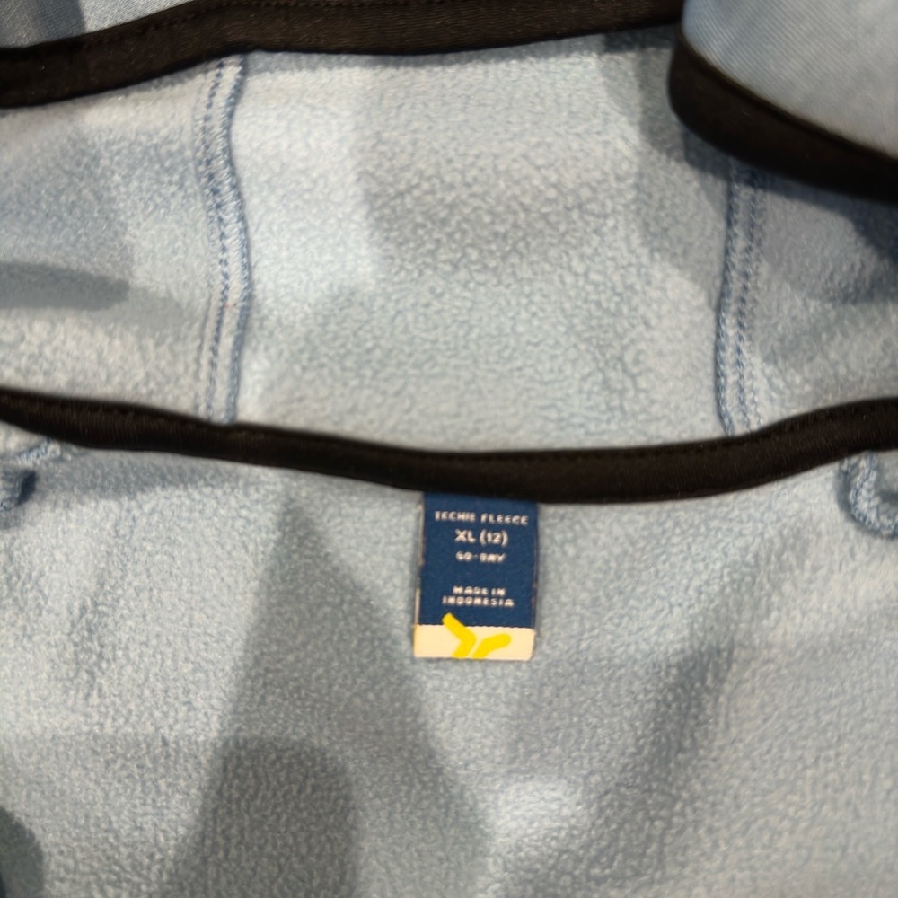 Boys Blue and Gray Hooded Jacket-Fleece - Picture 4 of 4
